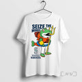 Officials Seattle Mariners Humpy Salmon Holding Trident Seize The Moment Mlb T Shirt Sweater