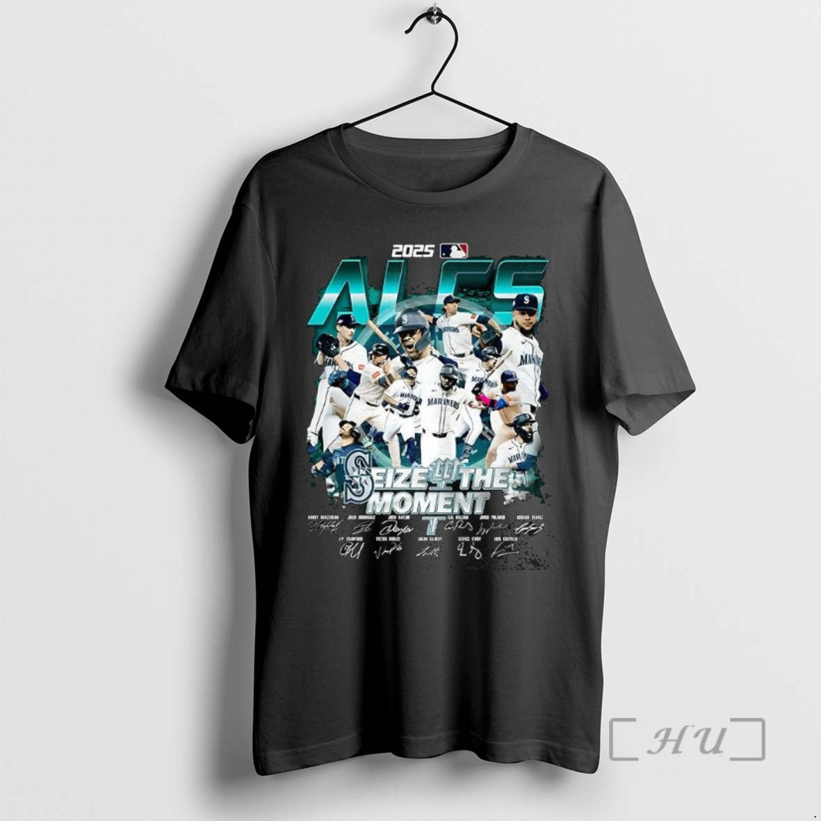 Officials Seattle Mariners Baseball 2025 Seize The Moment Player Signature Shirts Sweater