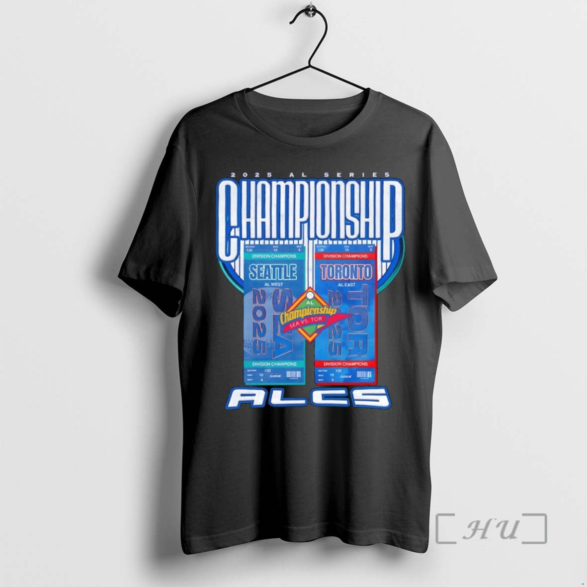 Officials Seattle Mariners Vs Toronto Blue Jays 2025 Alcs Series Championship Tickets Tee Shirt Sweater