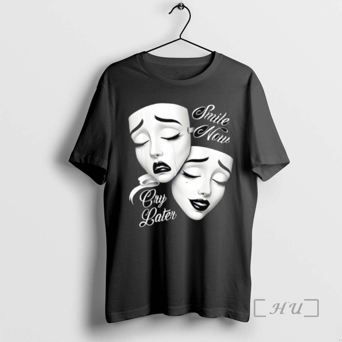 Officials Smile Now Cry Later Payasa Theater Masks Tee Sweater