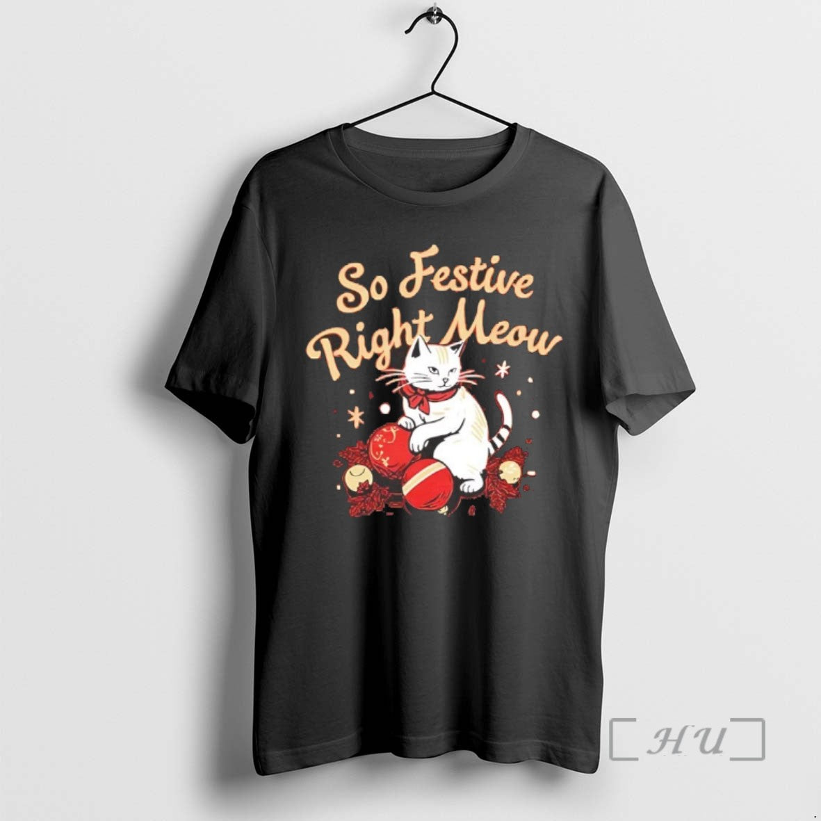 Officials So Festive Right Meow Christmas Tee Shirt Sweater