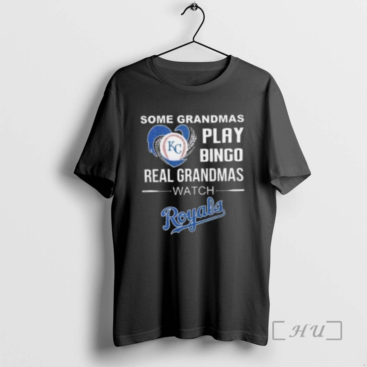 Officials Some Grandmas Play Bingo Real Grandmas Watch Kansas City Royals 2025 Tee Sweater
