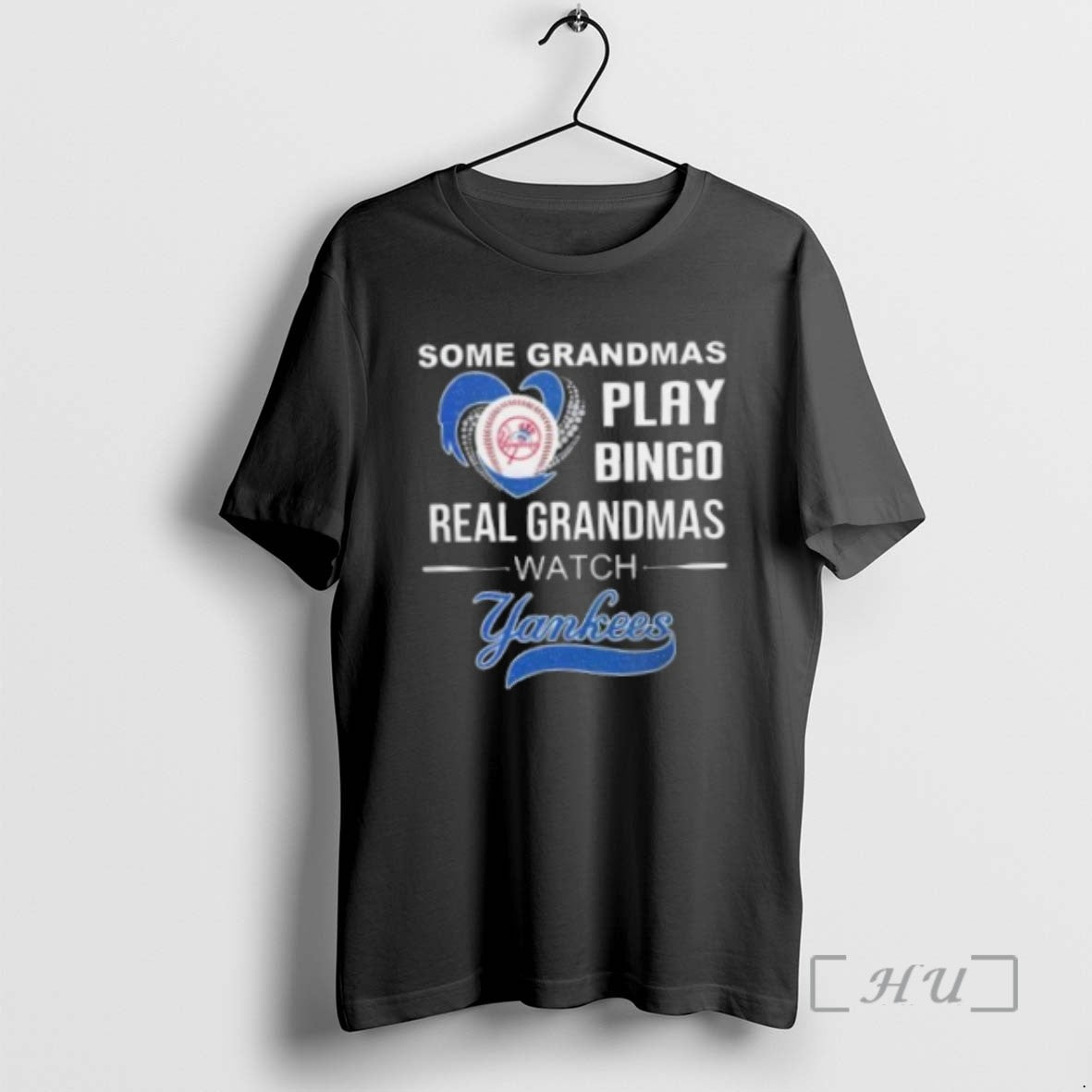 Officials Some Grandmas Play Bingo Real Grandmas Watch New York Yankees 2025 Tee Sweater