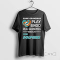 Officials Some Grandmas Play Bingo Real Grandmas Watch Miami Dolphins Football Diamond Heart Shirts Sweater