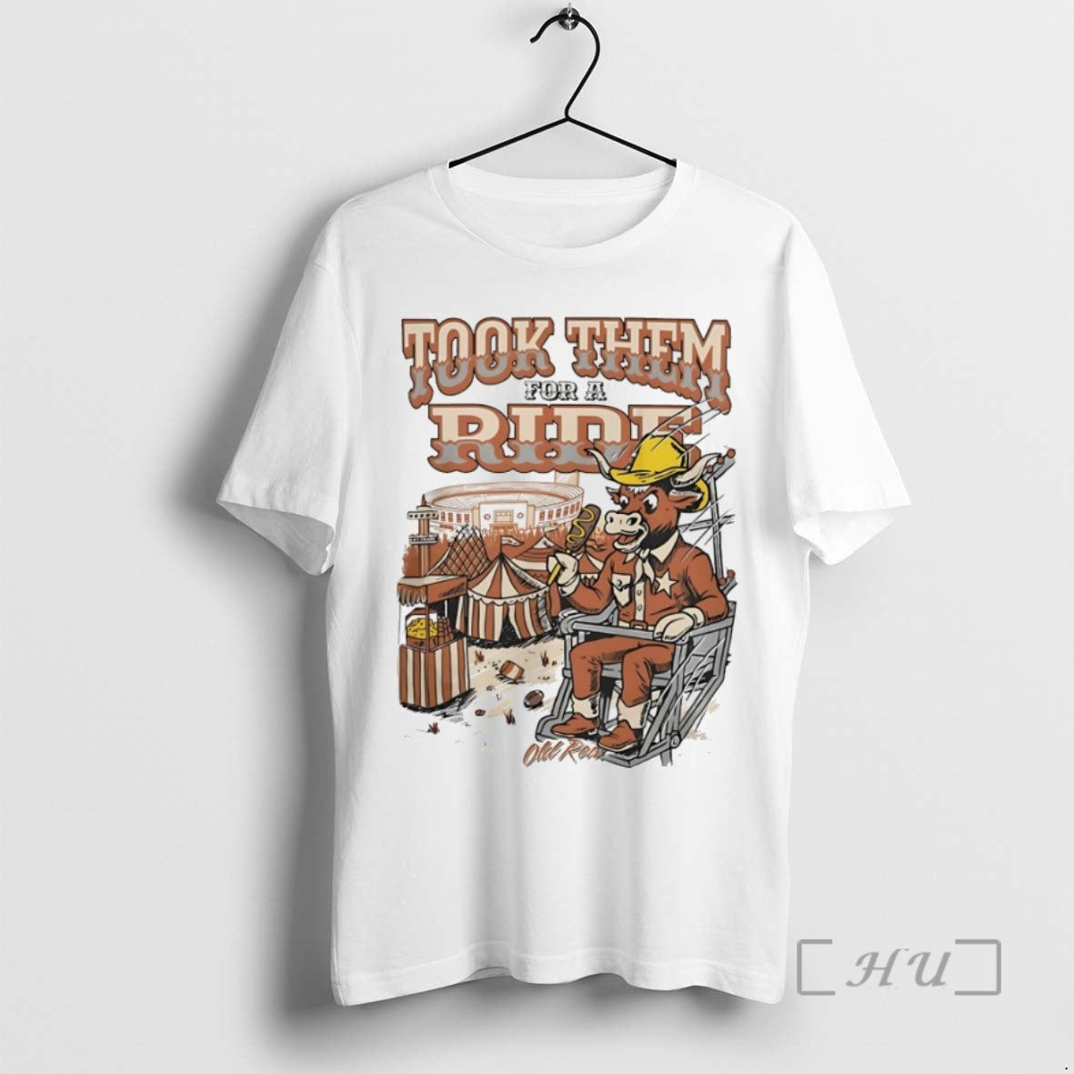 Officials Texas Longhorns Took Them For A Ride Mascot Tee Shirt Sweater