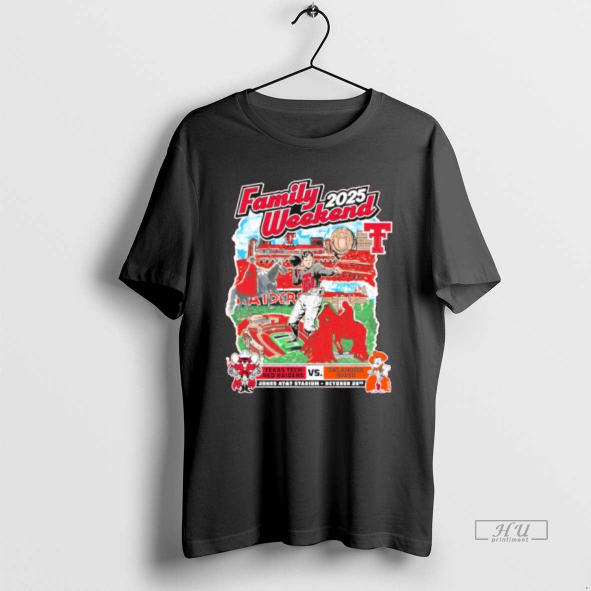 Officials Texas Tech Red Raiders Vs Oklahoma State Family 2025 Weekend Football T Shirts Sweater