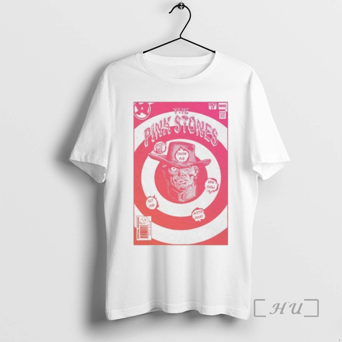 Officials The Pink Stones Oct 17 2025 Saxon Pub Austin Texas Shirts Sweater