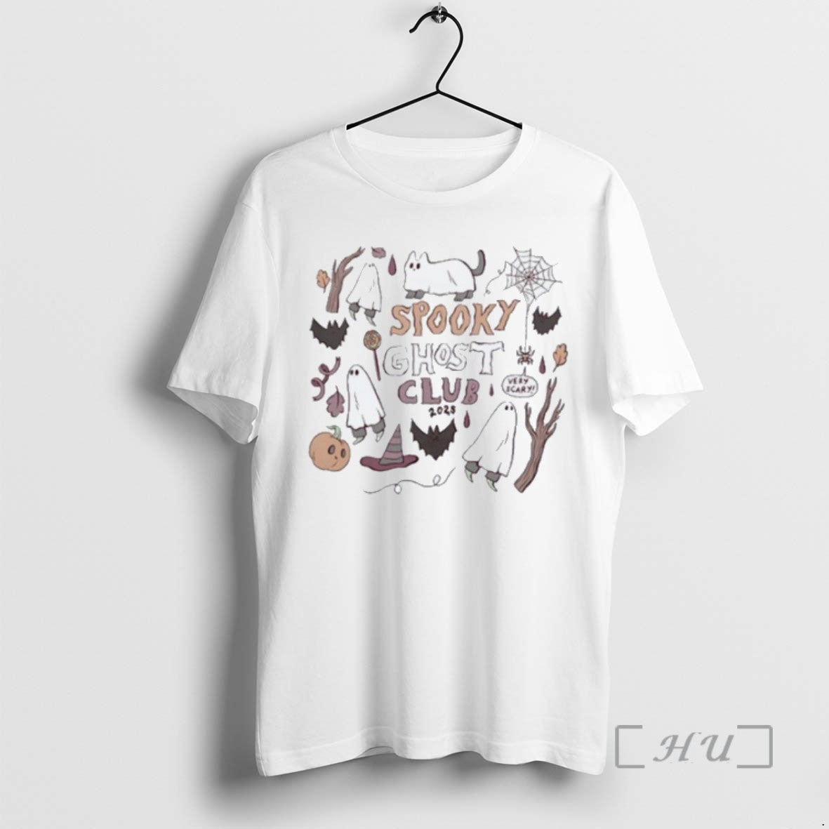 Officials The Sad Ghost Club Spooky Ghost Club 2025 Halloween Tee Sweater