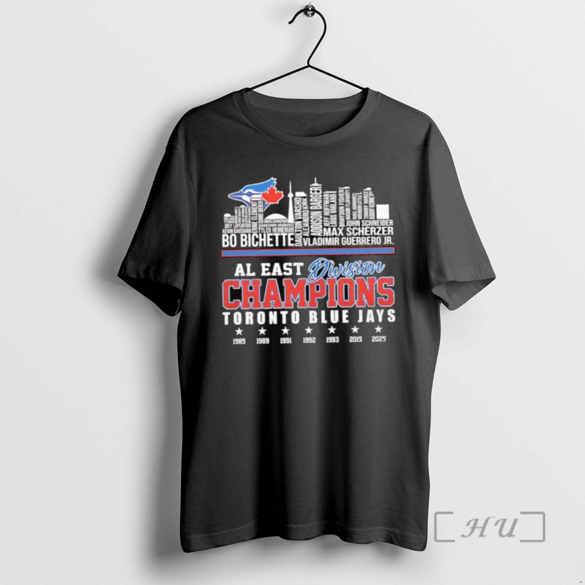 Officials Toronto Blue Jays 2025 Al East Division Champions Skyline Shirts Sweater