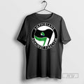 Officials Trending Amphibians Against Fascism Frog Flag Graphic Tee Shirt Sweatshirt Hoodies