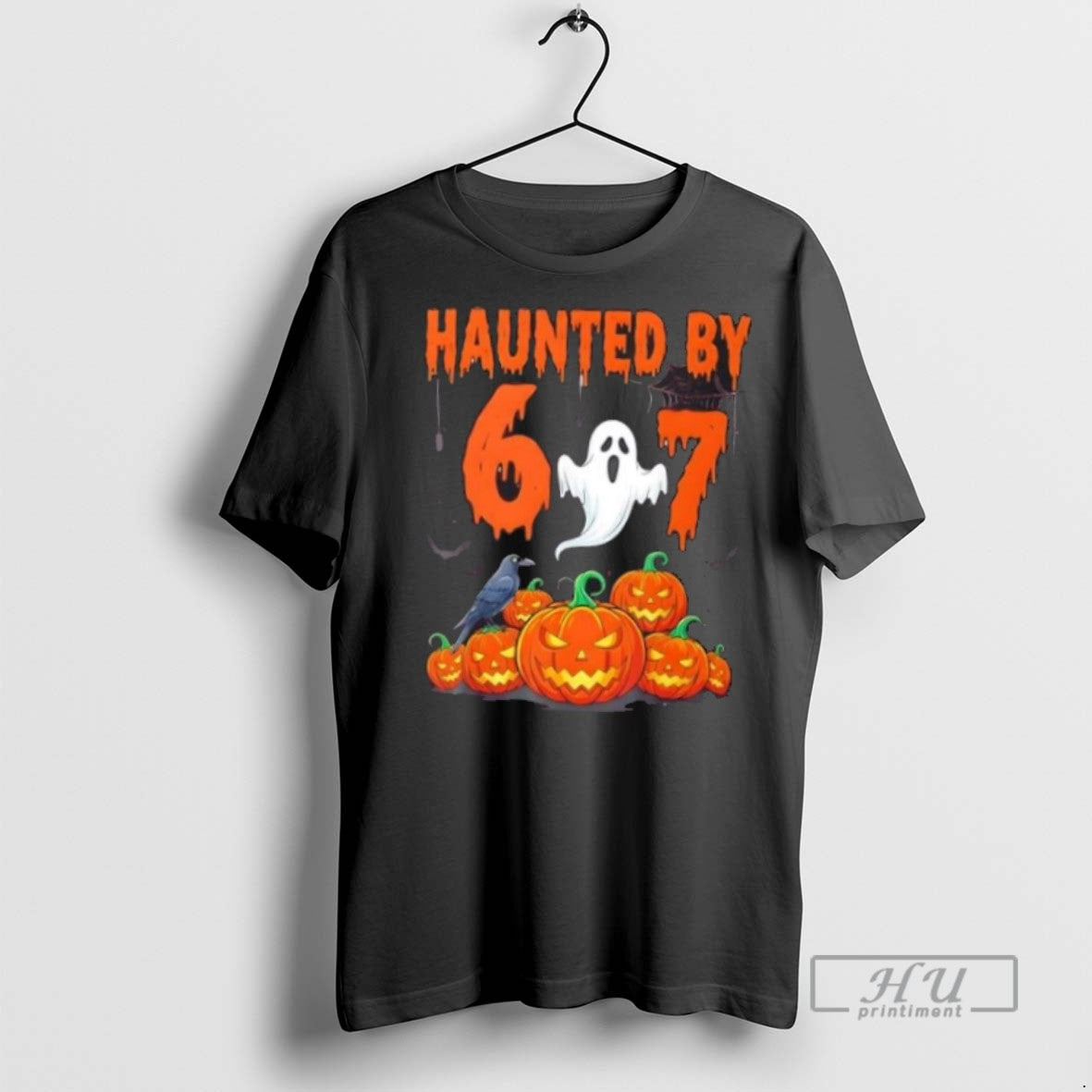 Officials Trending Haunted By 6 Or 7 Halloween Ghost T Shirt Sweatshirt Hoodies