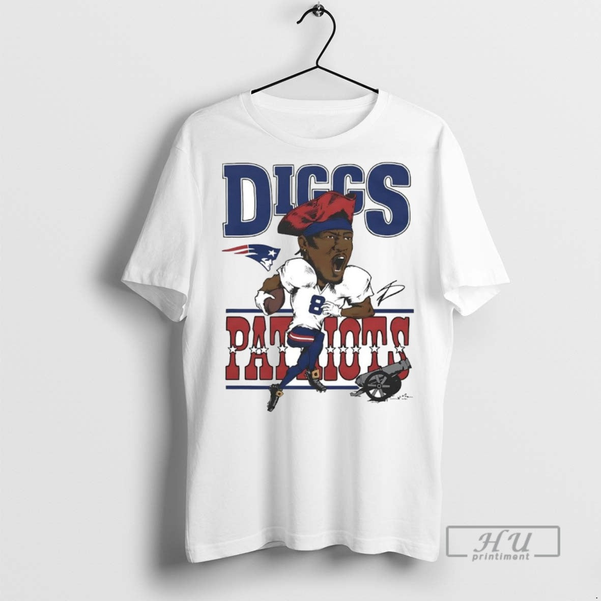 Officials Trending Stefon Diggs Superstar Shout Caricature Patriots T Shirt Sweatshirt Hoodies
