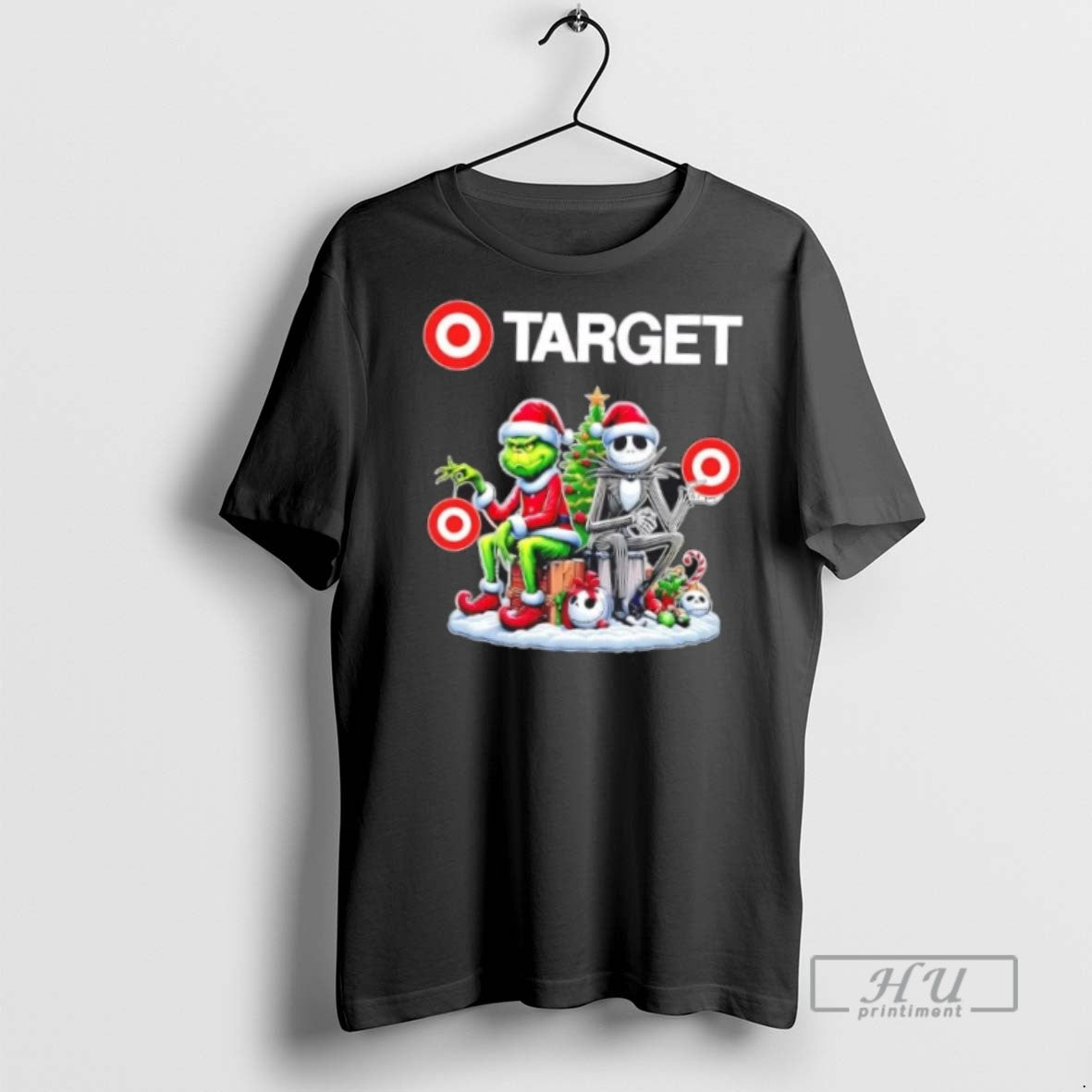 Officials Trending Target X Grinch And Jack Skellington Unwilling Friends Merry Christmas T Shirt