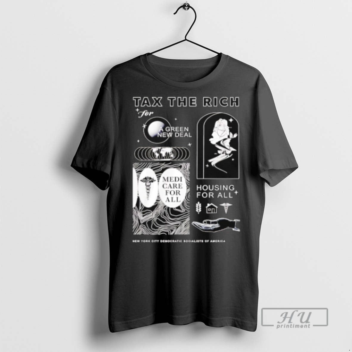 Officials Trending Tax The Rich A Green New Deal Housing For All T Shirt