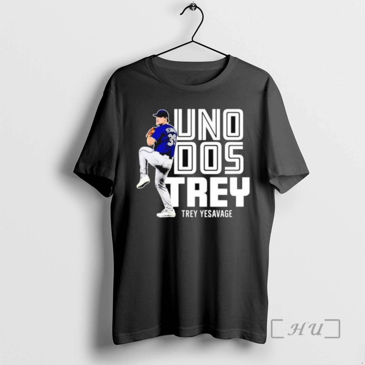 Officials Trey Yesavage Toronto Blue Jays Uno Dos Trey Baseball Tee Sweater