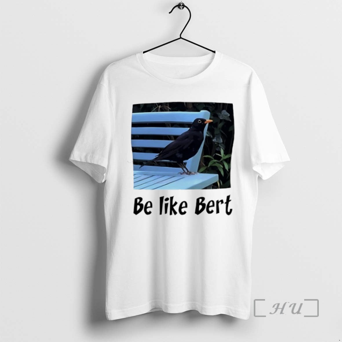Officials Turdus Merula Perch On Table Be Like Bert Funny Tee Sweater