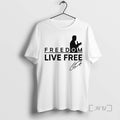 Officials Turning Point Charlie Kirk Live Free Signed T Shirt Sweater