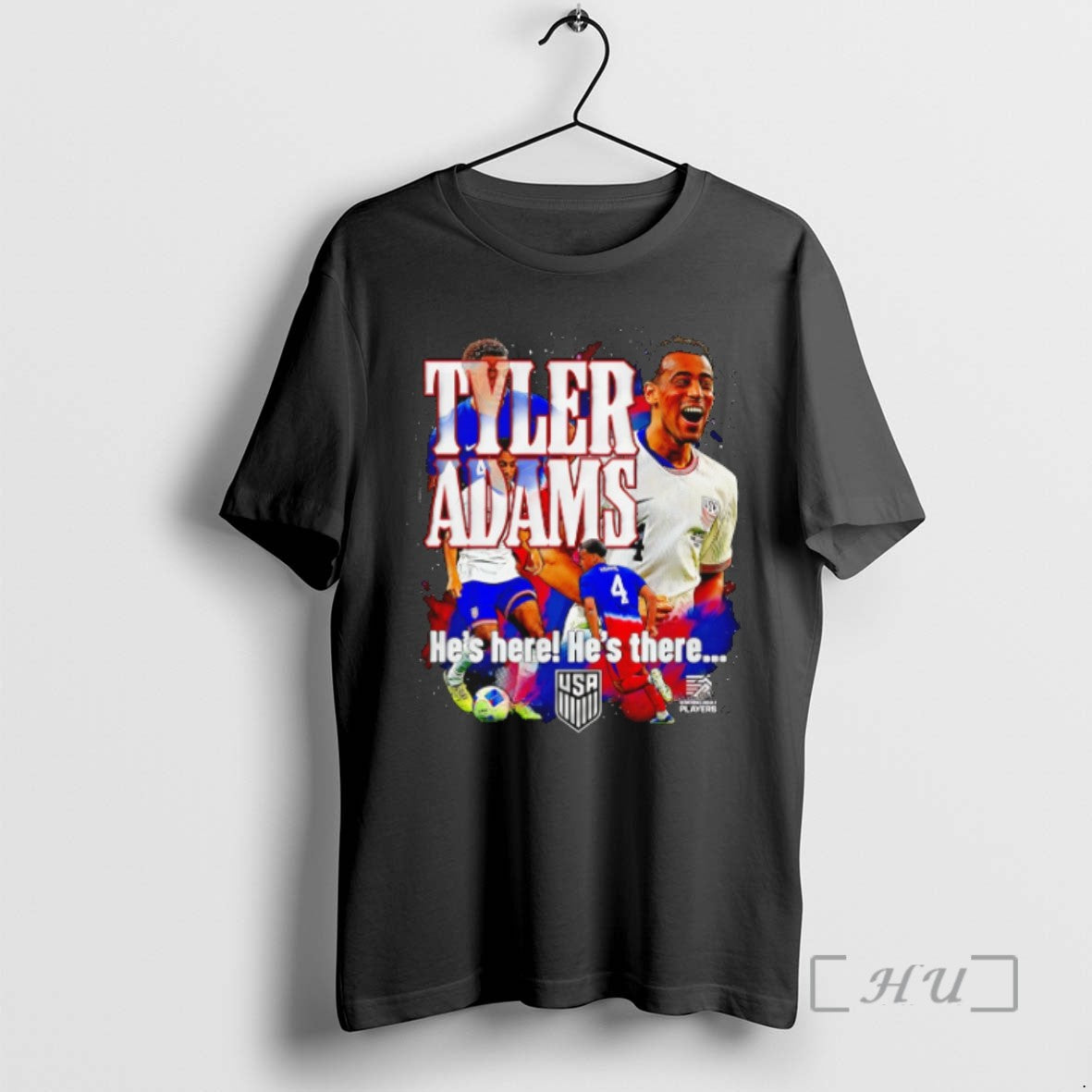 Officials Tyler Adams Warning Usmnt Hes Here Hes There Player Collage T Shirt Sweater
