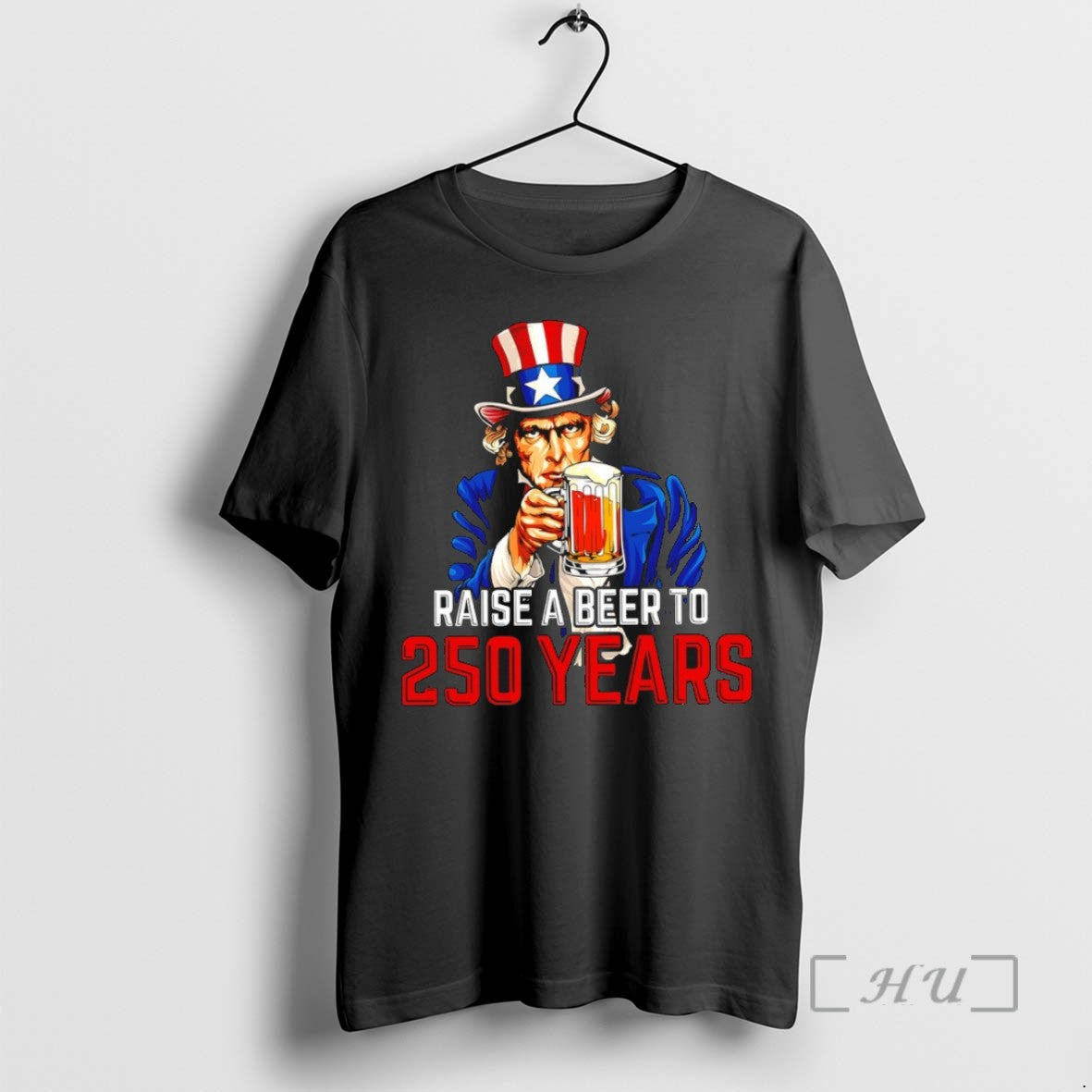 Officials Uncle Sam Raise A Beer To 250 Years Shirts Sweater