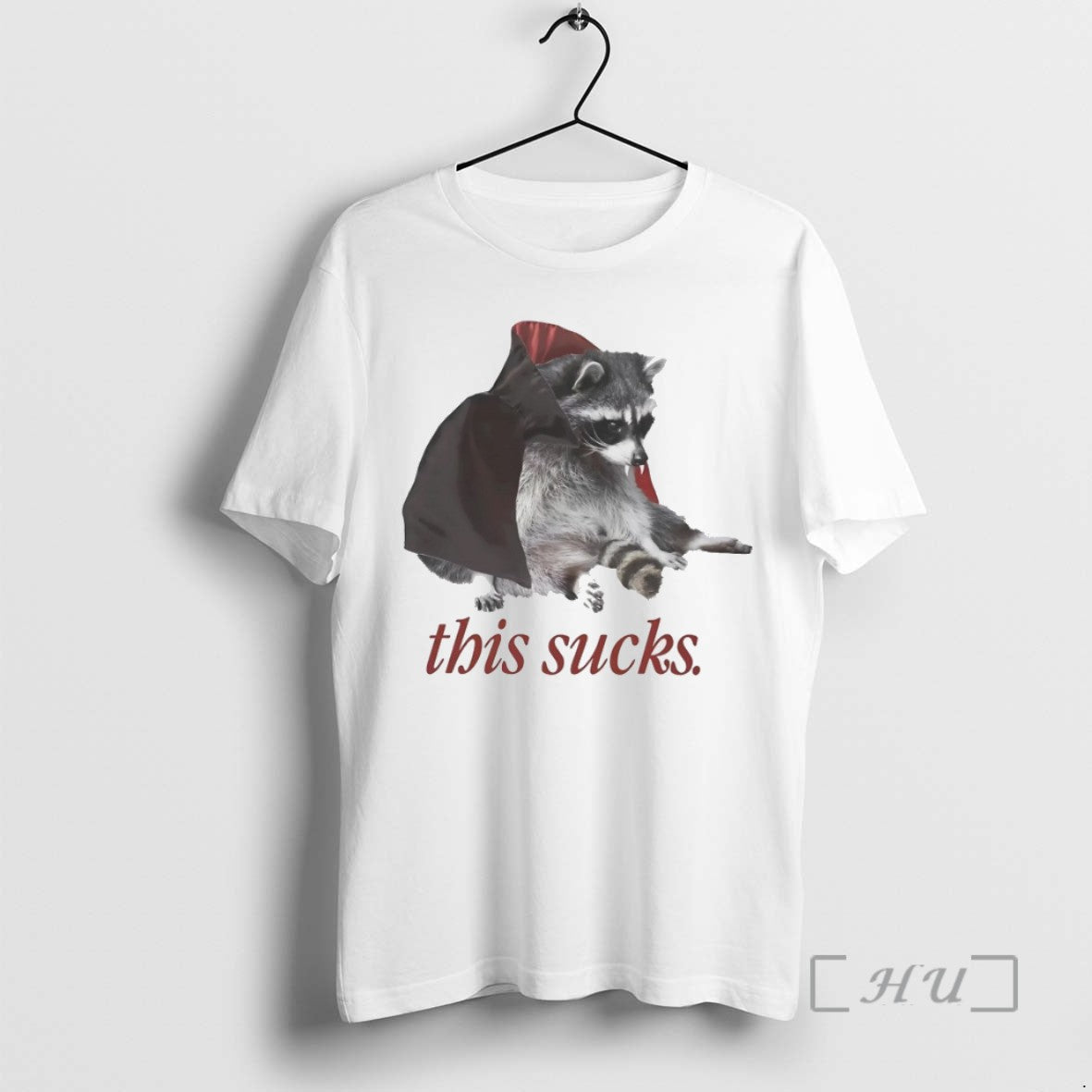 Officials Vampire Raccoon This Sucks Halloween Tee Shirt Sweater