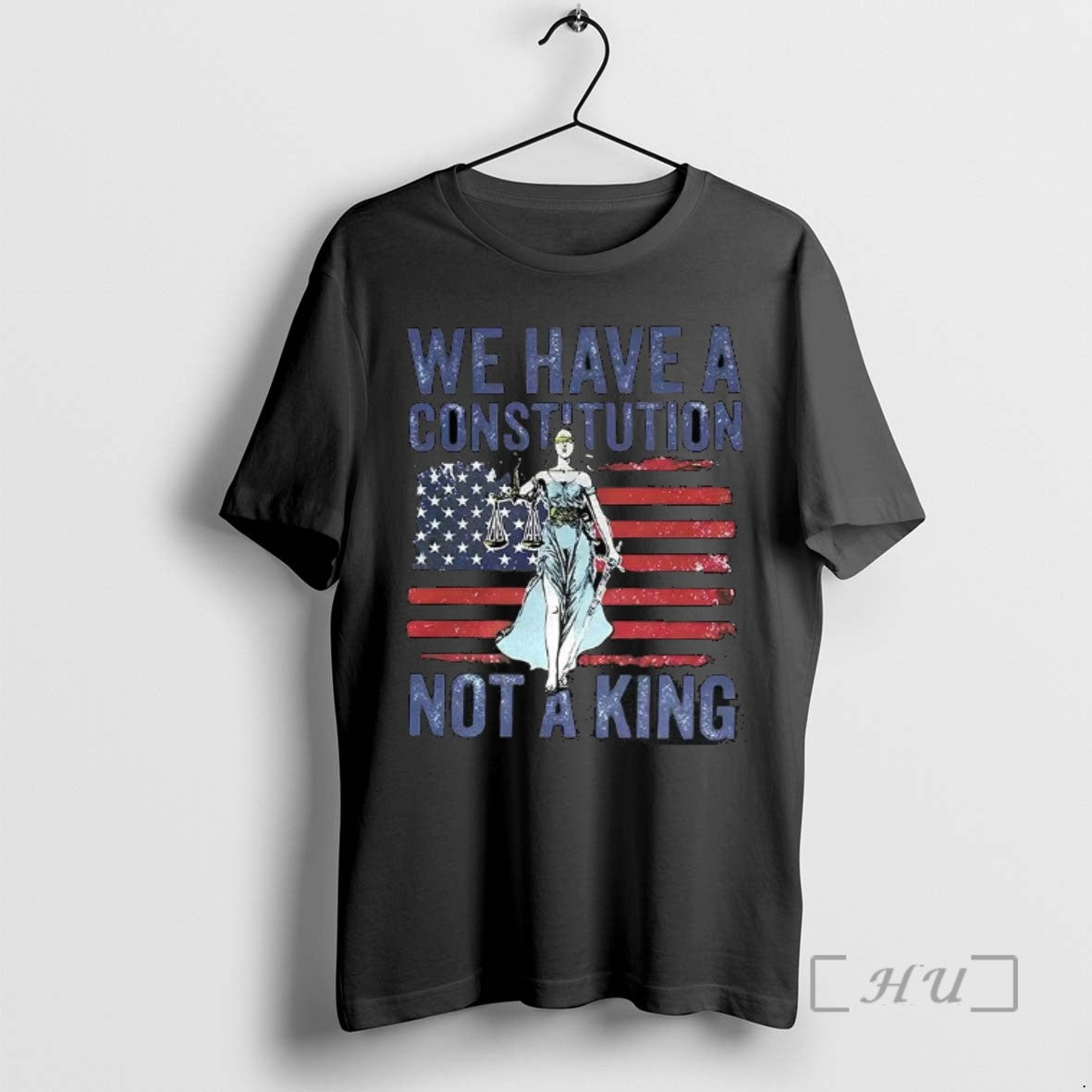 Officials We Have A Constitution Not A King Protest Flag Tee Sweater