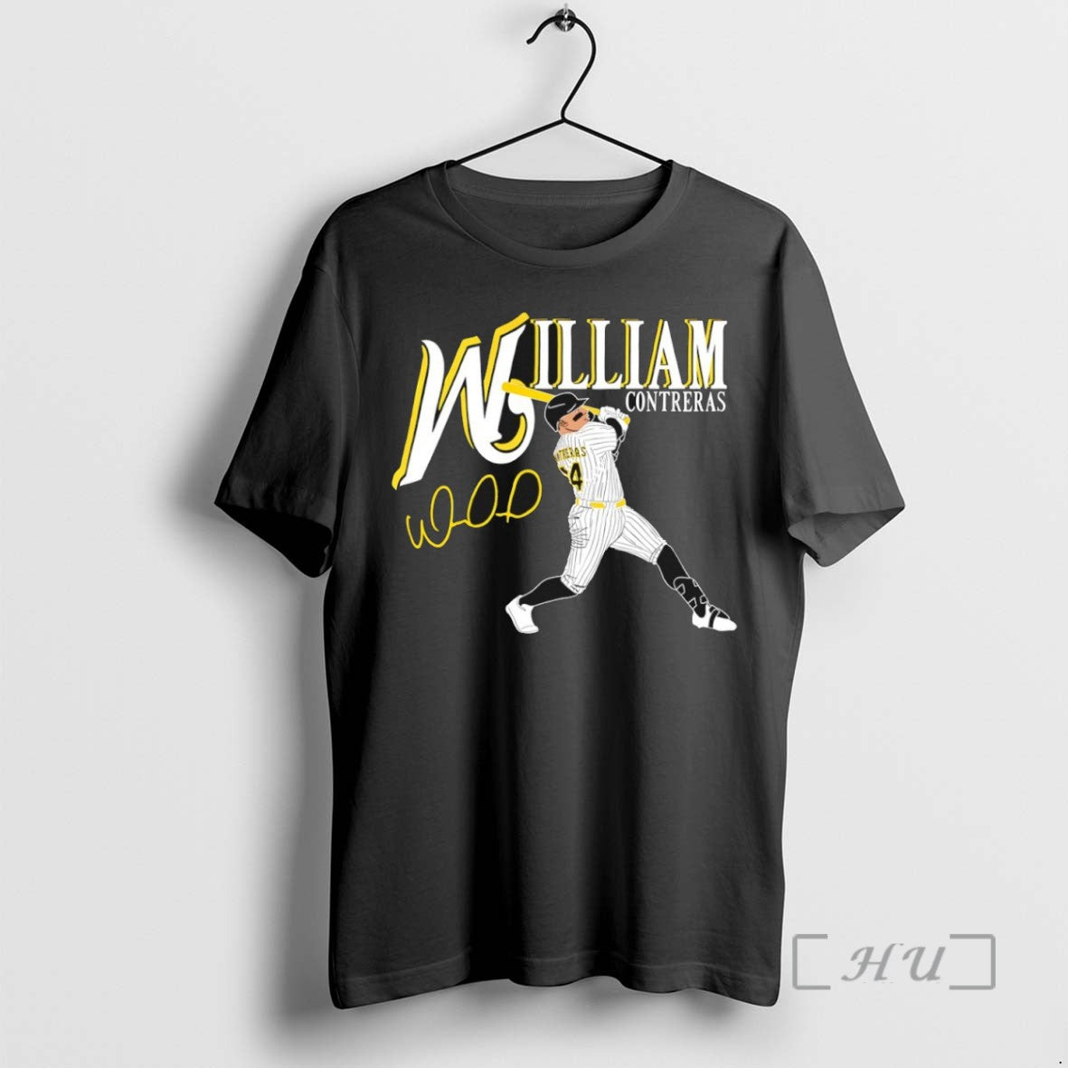 Officials William Contreras Milwaukee Brewers Baseball Signature Tee Shirt Sweater
