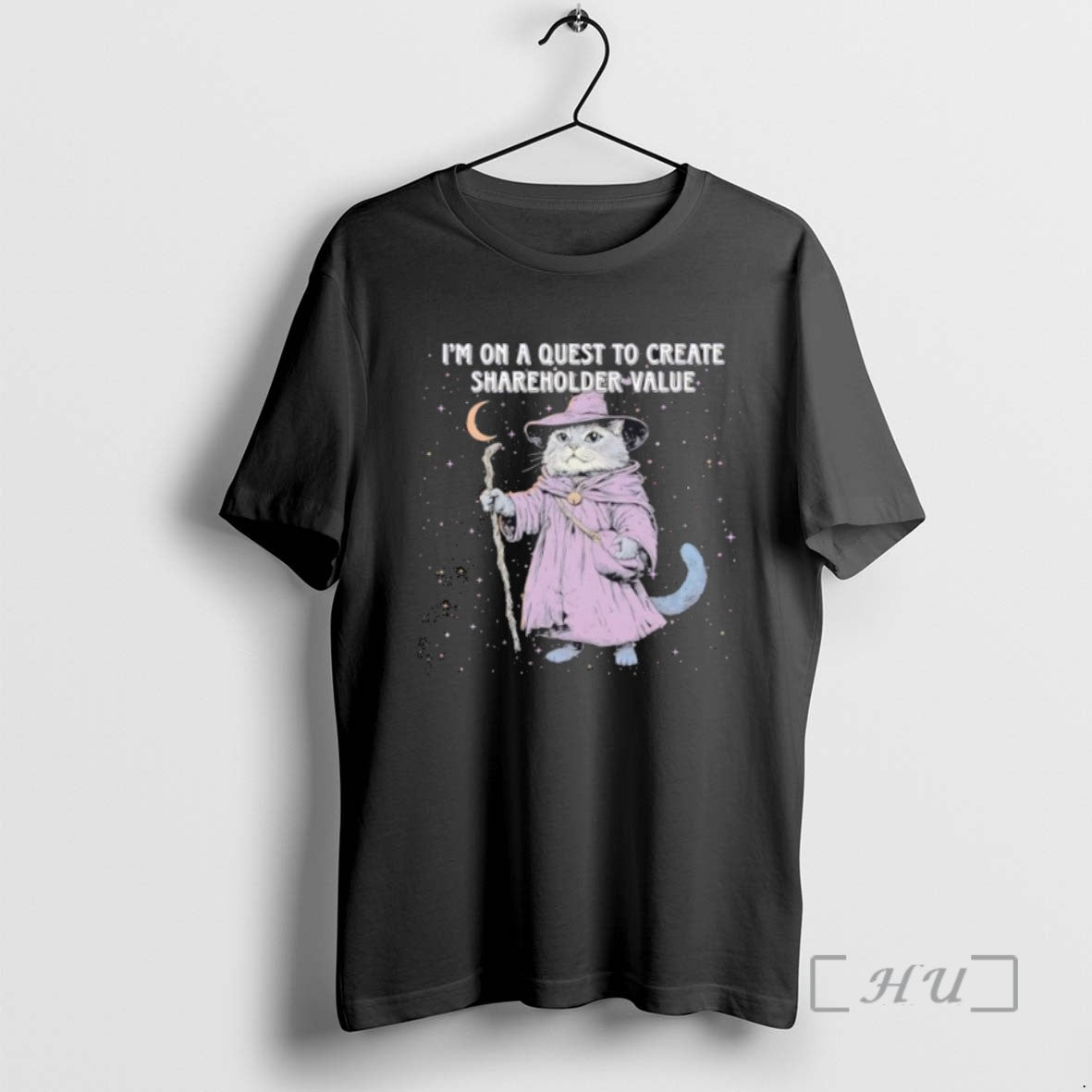 Officials Wizard Cat Im On A Quest To Create Shareholder Value Tee Sweater
