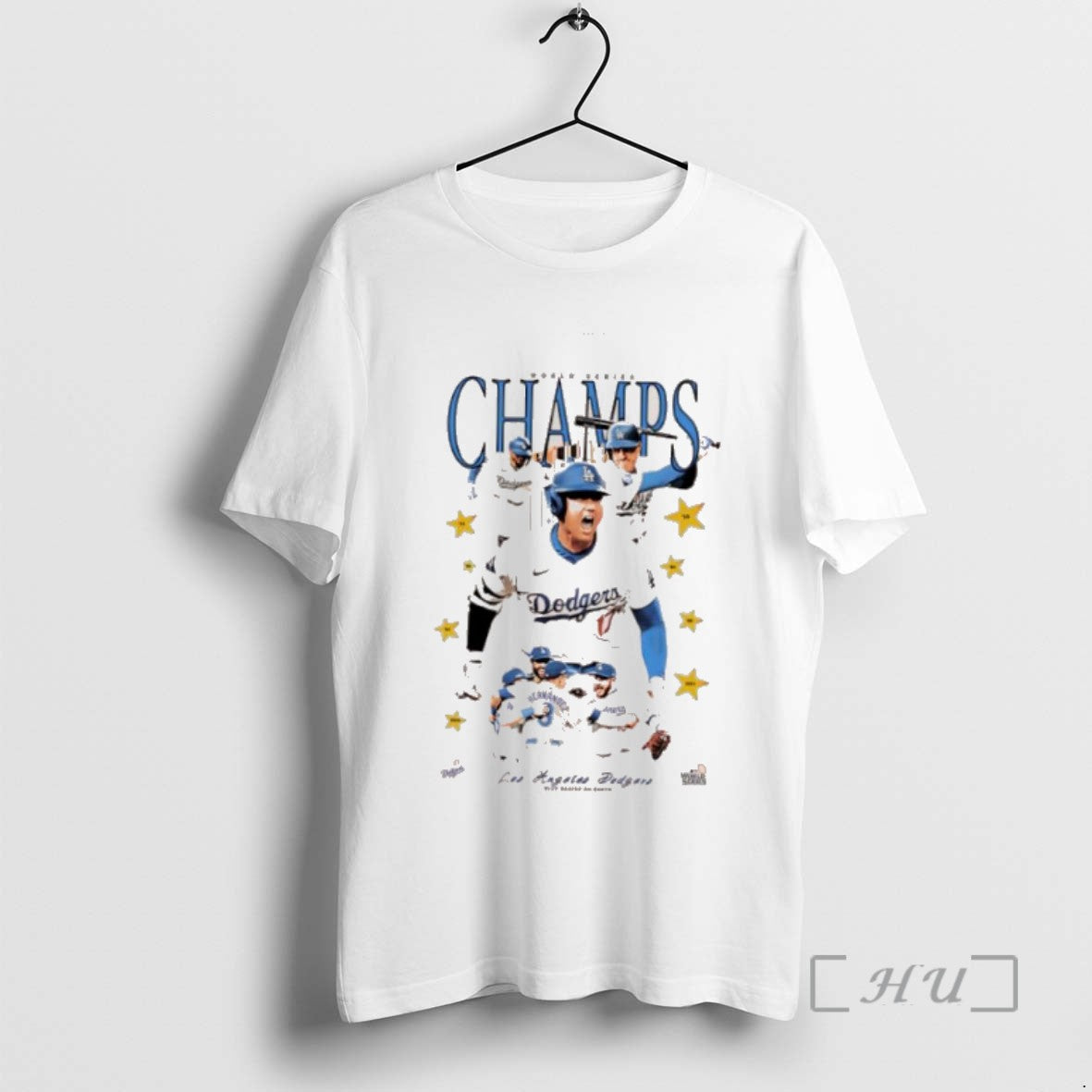 Officials World Series Champions Los Angeles Dodgers Players Tee Sweater