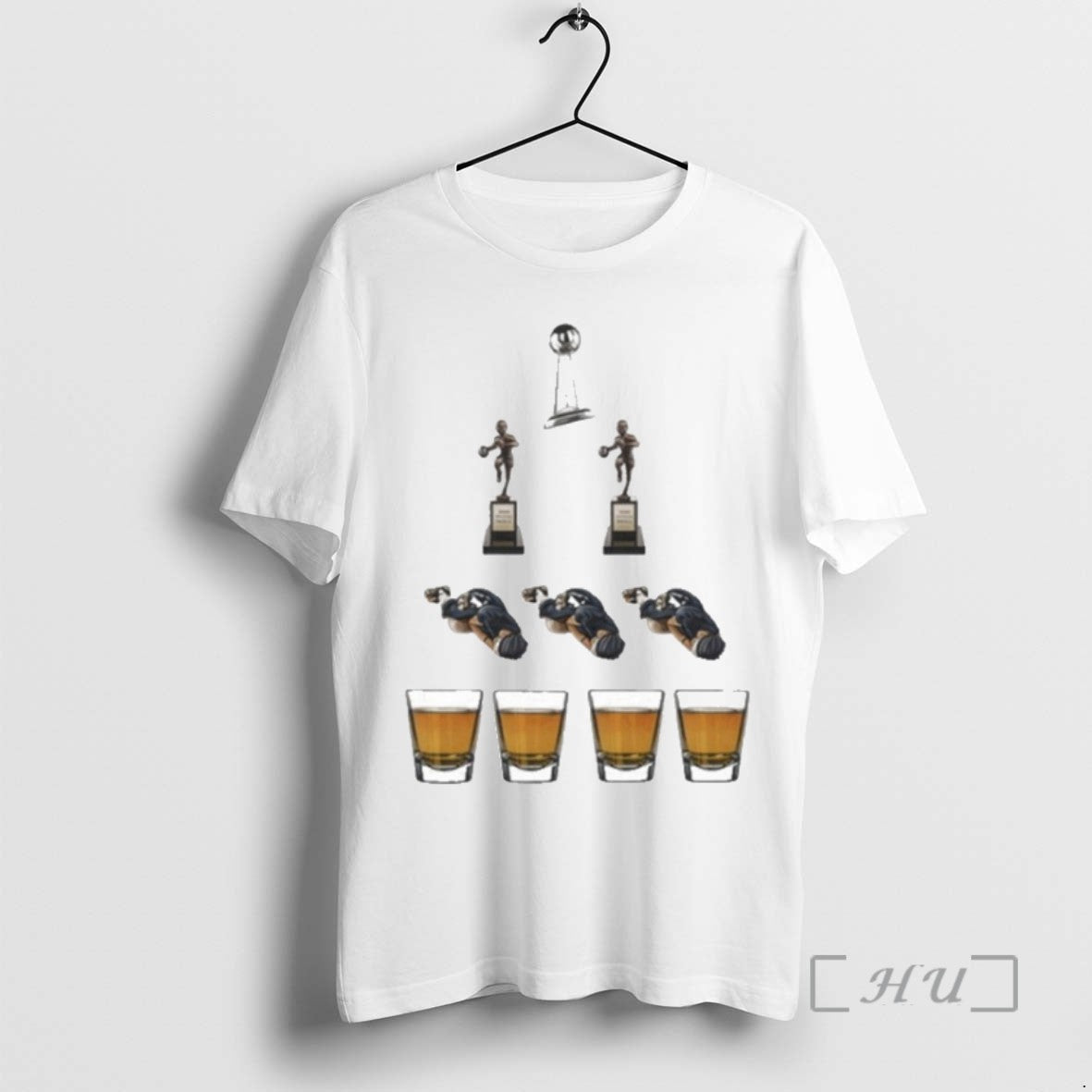 Officials Aja Wilson Parade 4 Shots Night Basketball Tee Sweater