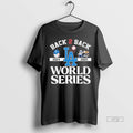 Officials Dodgers Back 2 Back 2024 2025 World Series Tee Shirt Sweater