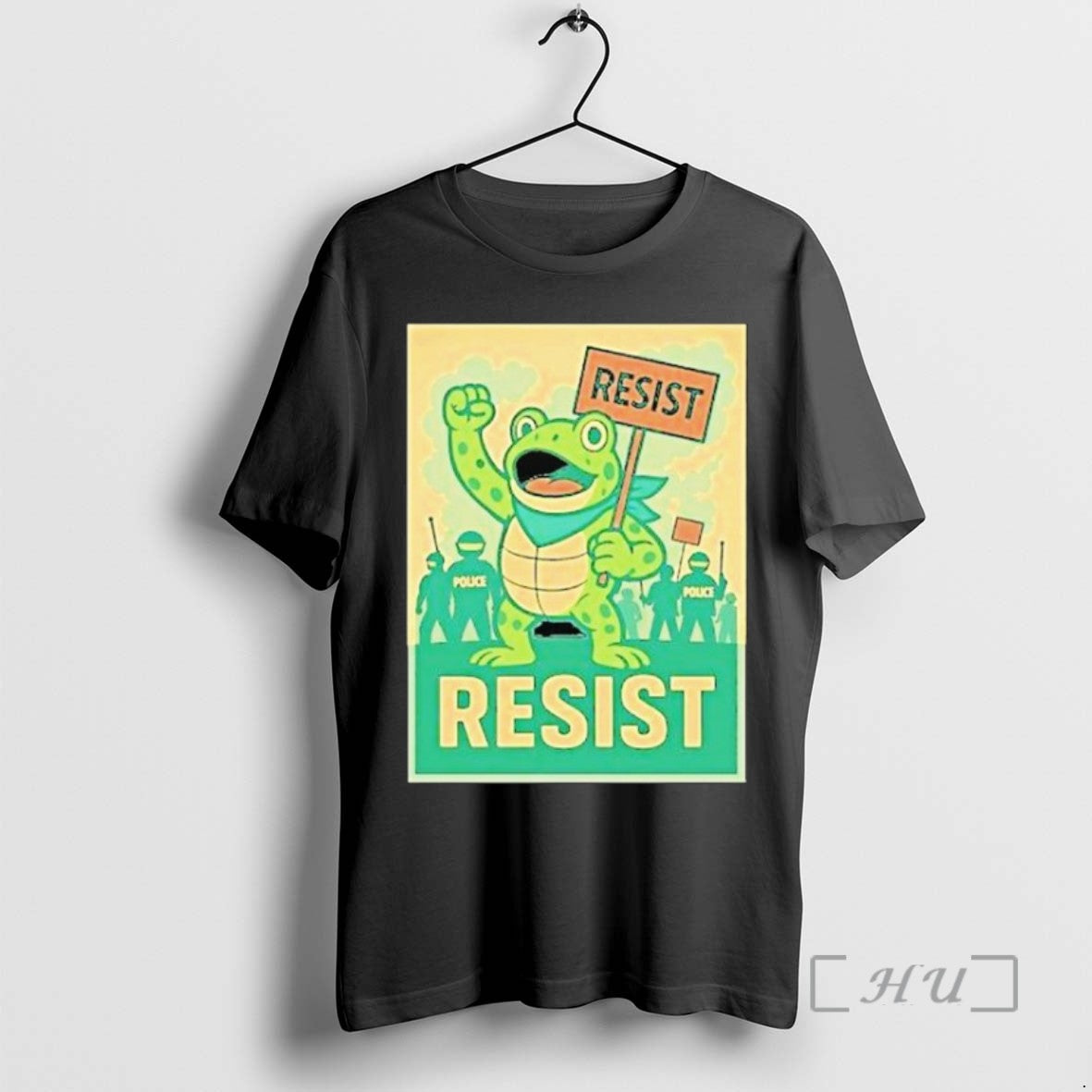 Officials Resist Portland Frog 2025 Tee Sweater