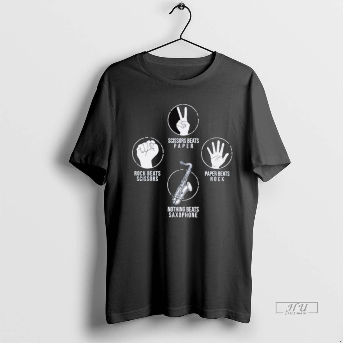 Officials Scissors Beats Paper Rock Beats Scissors Paper Beats Rock Nothing Beats Saxophones T Shirts