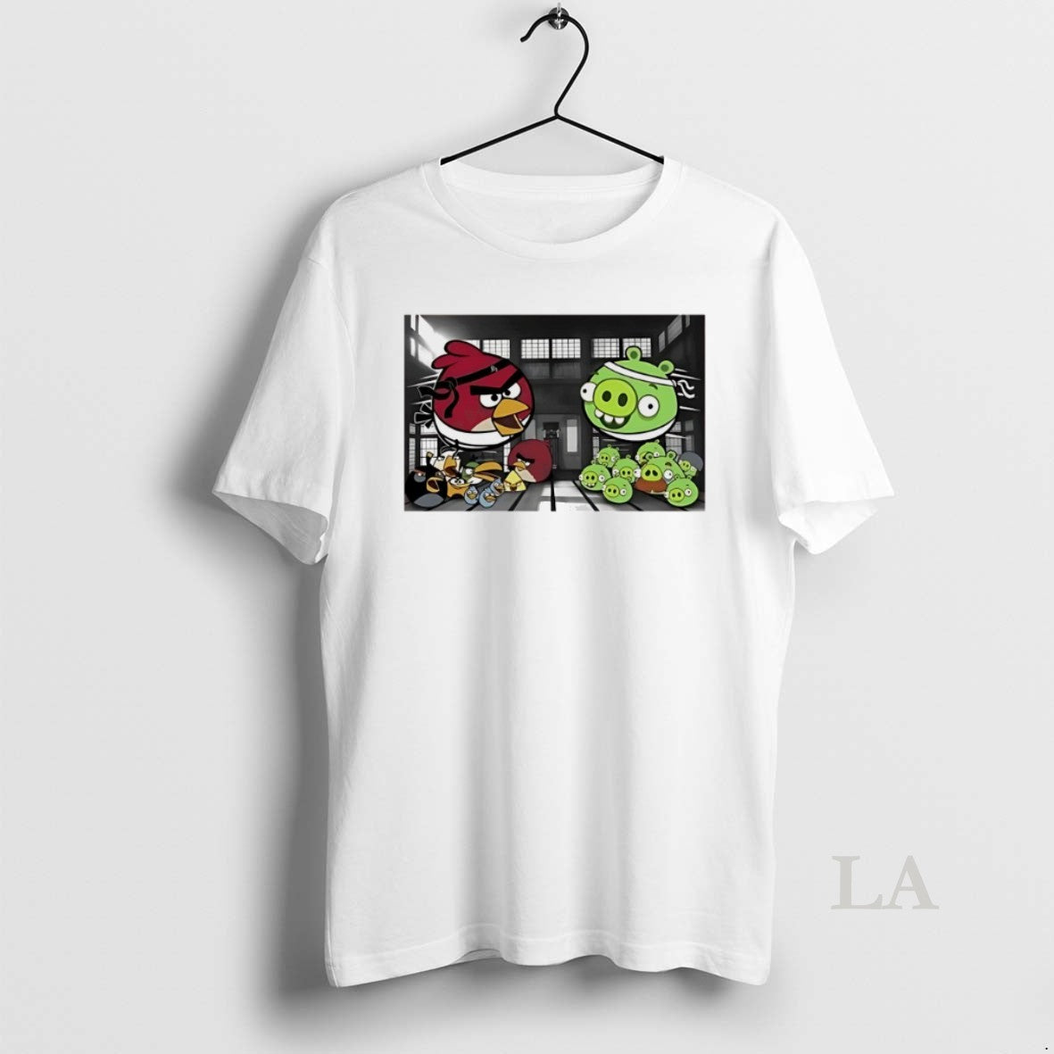 Original Angry Birds Vs Bad Piggies Ninja Battle Showdown