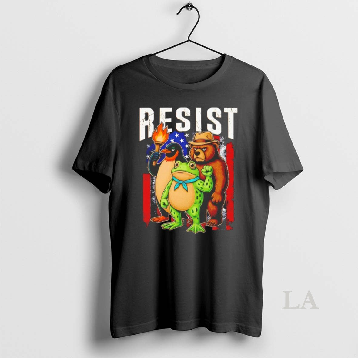 Original Bear Penguins And Frog Resist Protest Against Tariffs