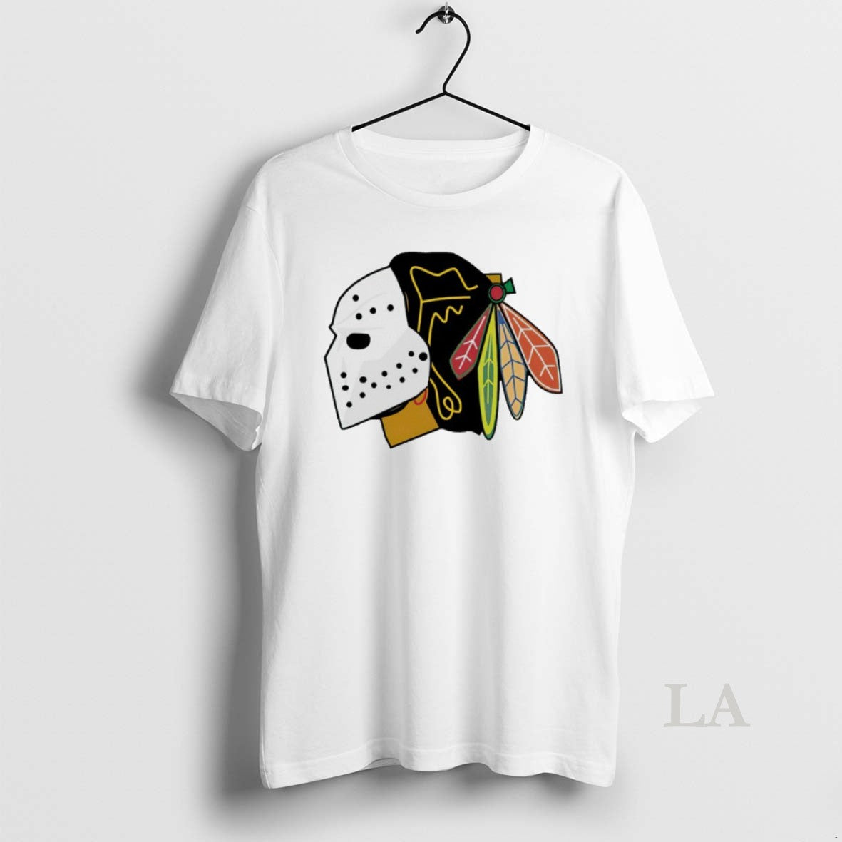 Original Blackhawks Hockey Mask Logo