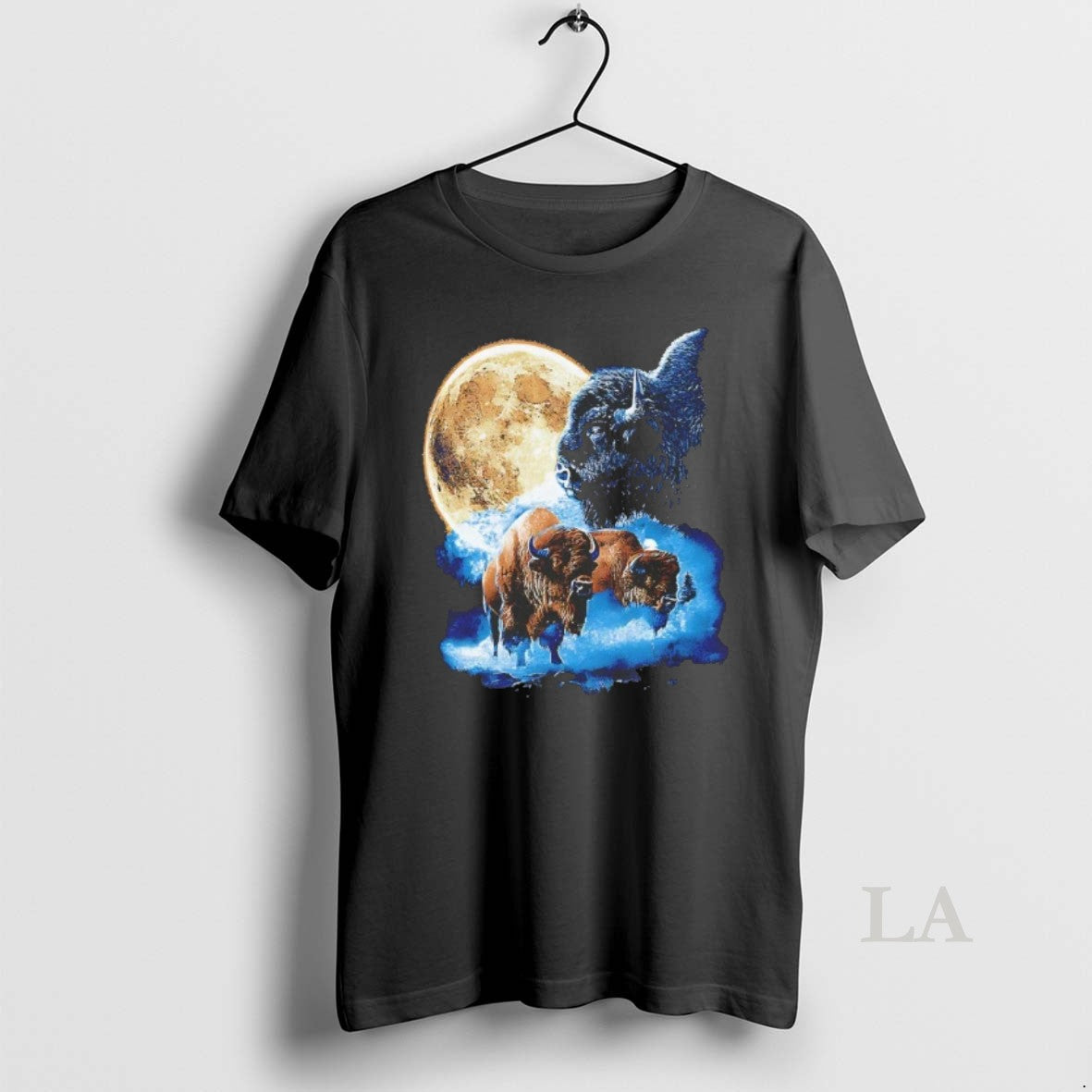 Original Buffalo Wolfpack Under Moon