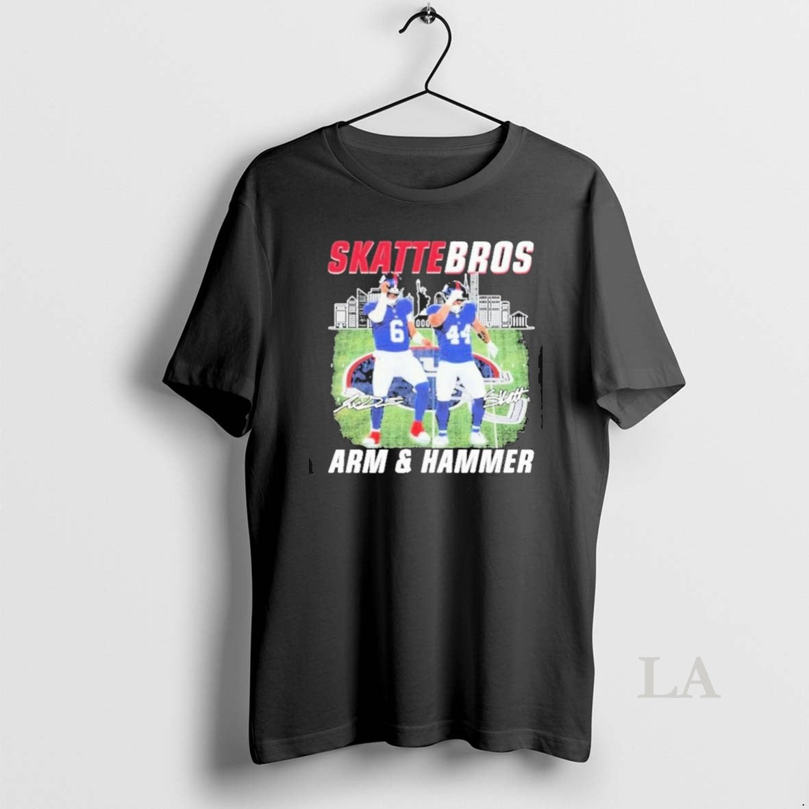 Original Cam Skattebo And Jaxson Dart Skattebros Arm Hammer Signature T Men