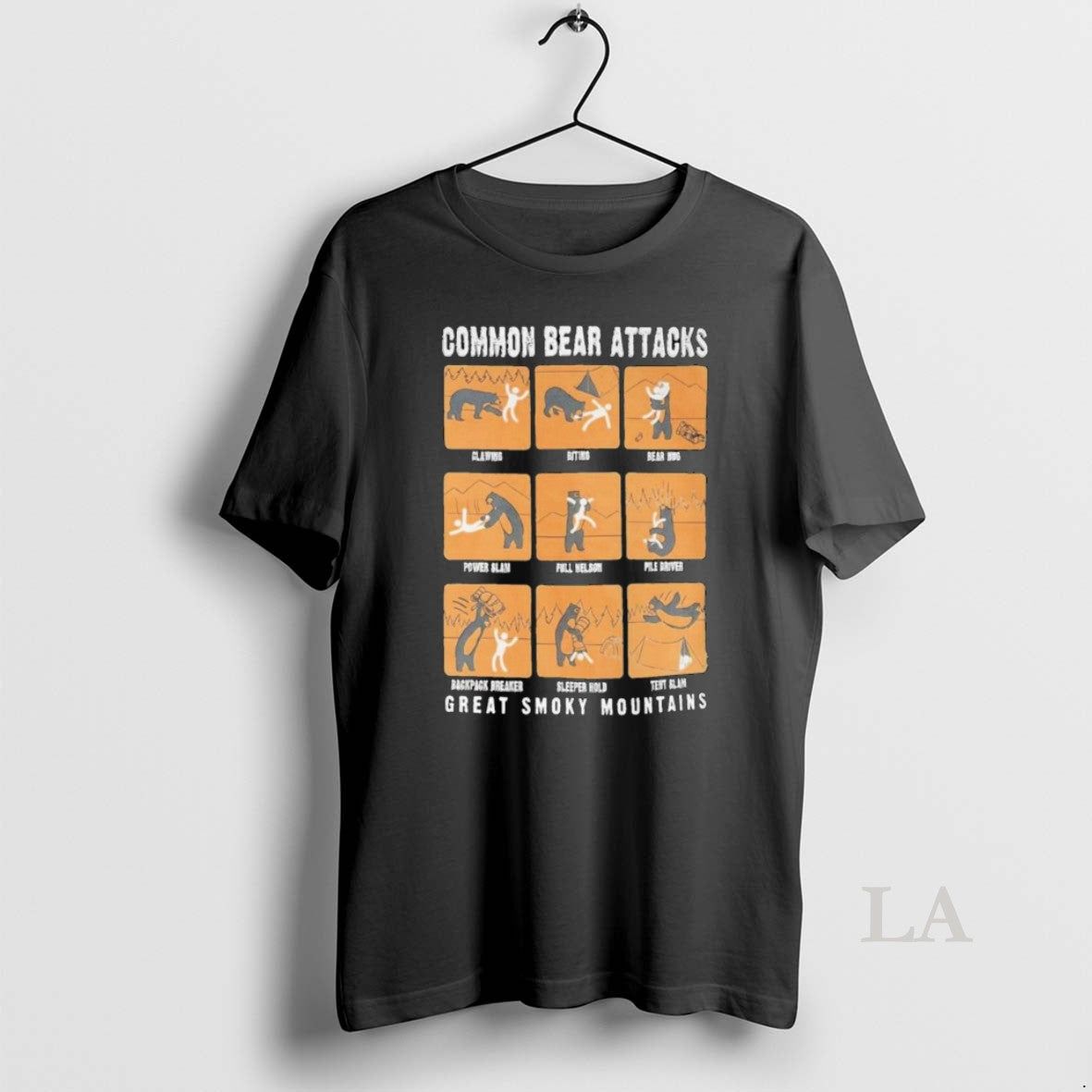 Original Common Bear Attacks Great Smoky Mountains Long Sleve