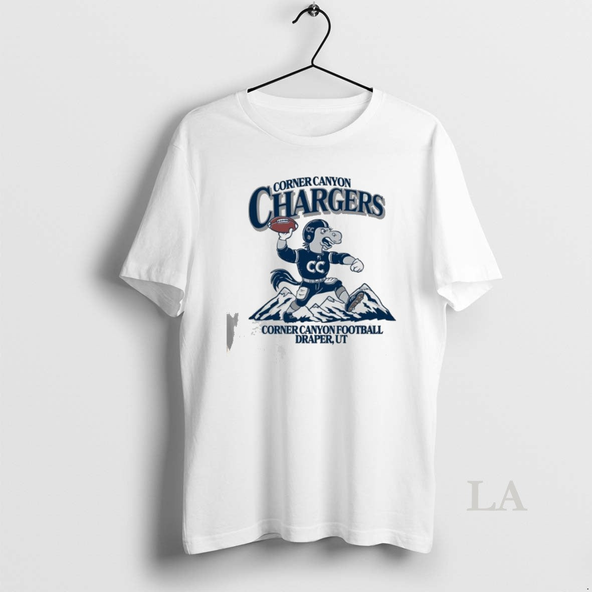Original Corner Canyon Chargers Football Mascot 2025