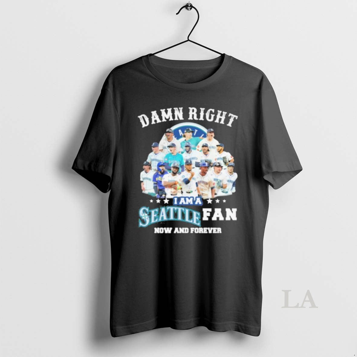 Original Damn Right Team Player I Am A Seattle Fan Now And Forever