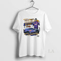 Original Denny Hamlin Checkered Flag Sports 10 12 2025 South Point 400 Race Winner Signature
