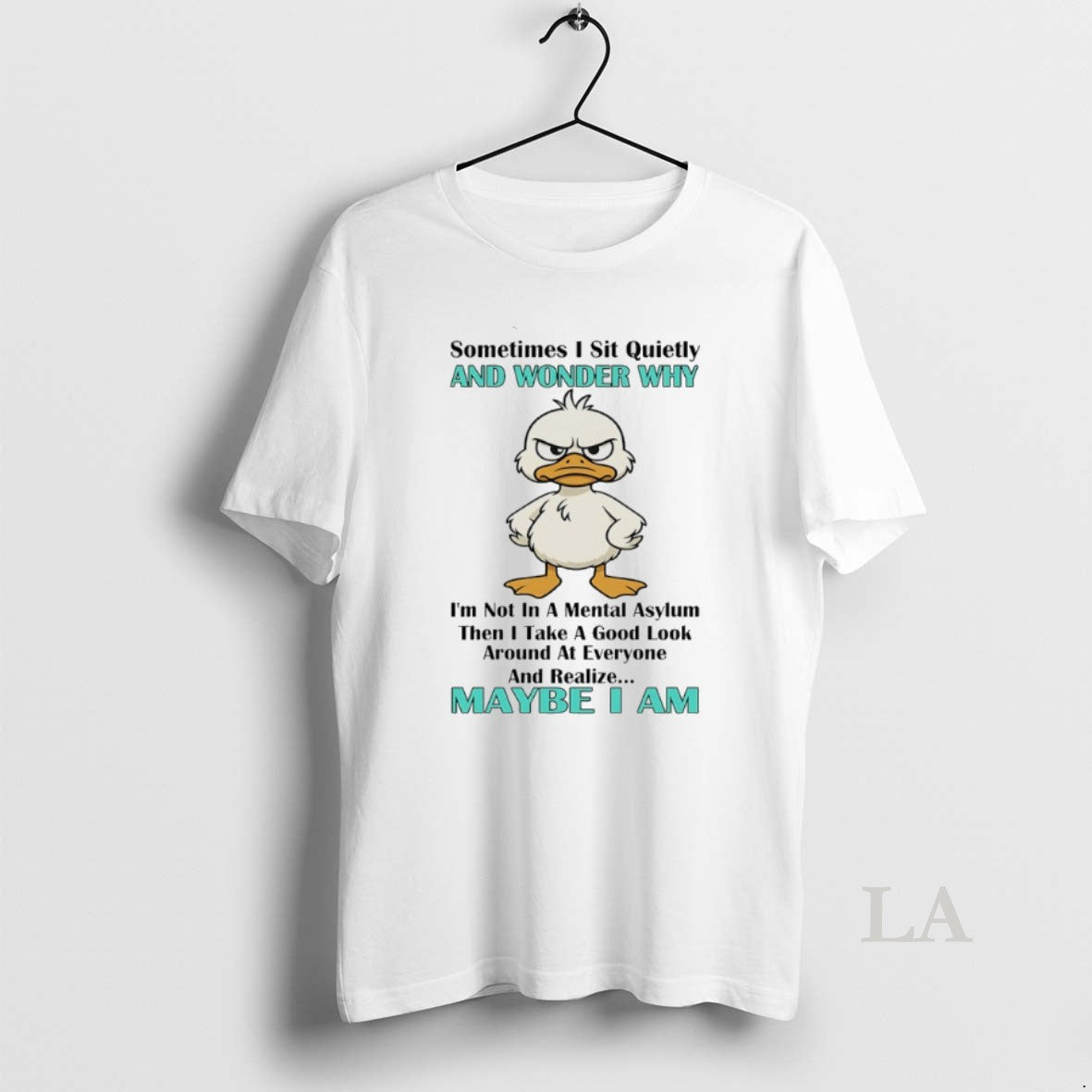 Original Duck Sometimes I Sit Quietly And Wonder Why Im Not In A Mental Asylum