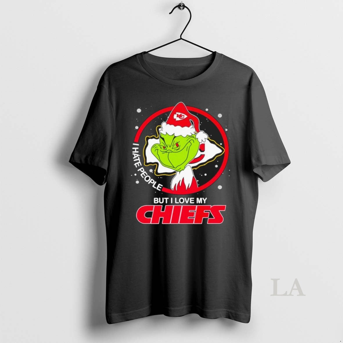 Original Grinch I Hate People But I Love My Chiefs Christmas