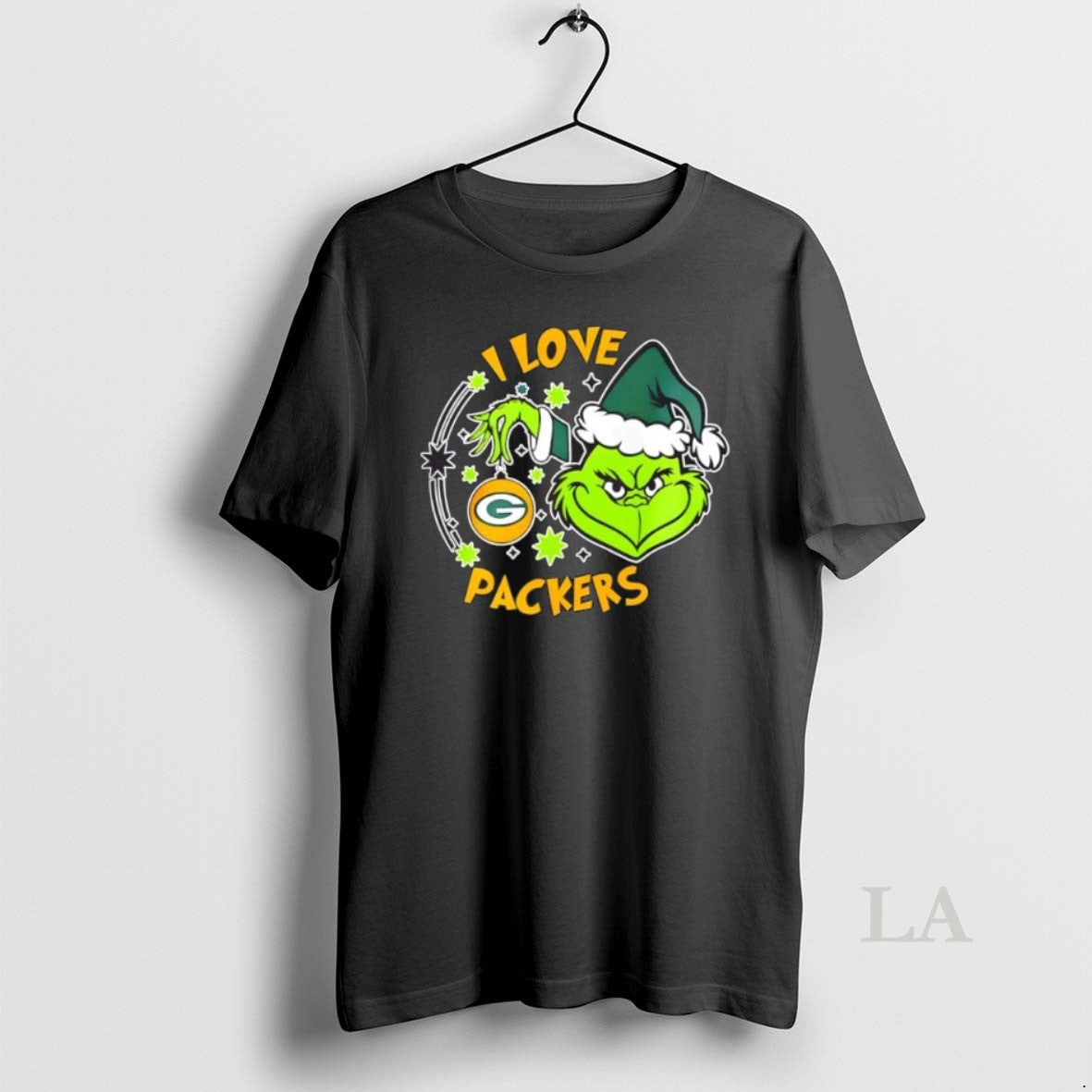 Original Grinch I Love Green Bay Packers They Hate Us Because They Aint Us
