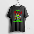 Original Grinch Santa I Work At Michaels Its Fine Everything Is Fine Christmas Lights Ornaments