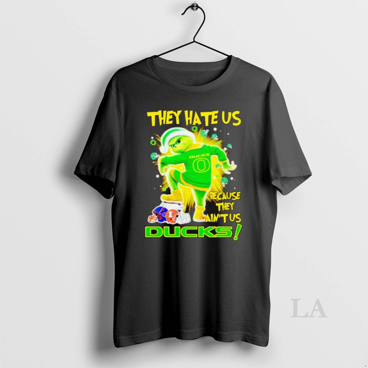 Original Grinch They Hate Us Because They Aint Us Ducks Christmas