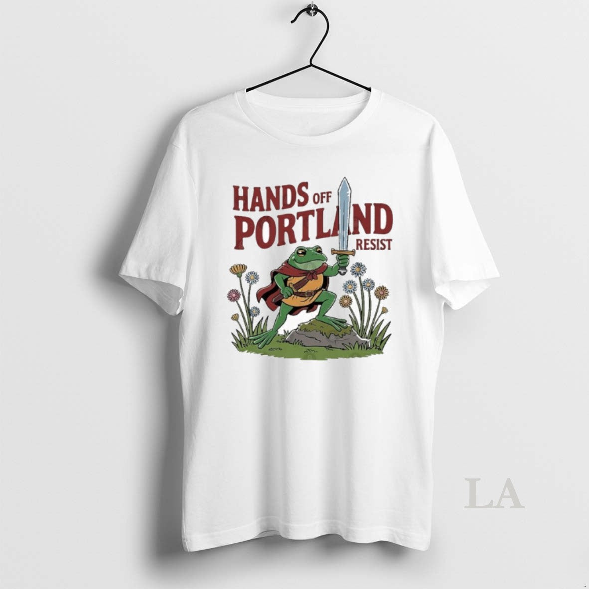 Original Hands Off Portland Frogs Resist