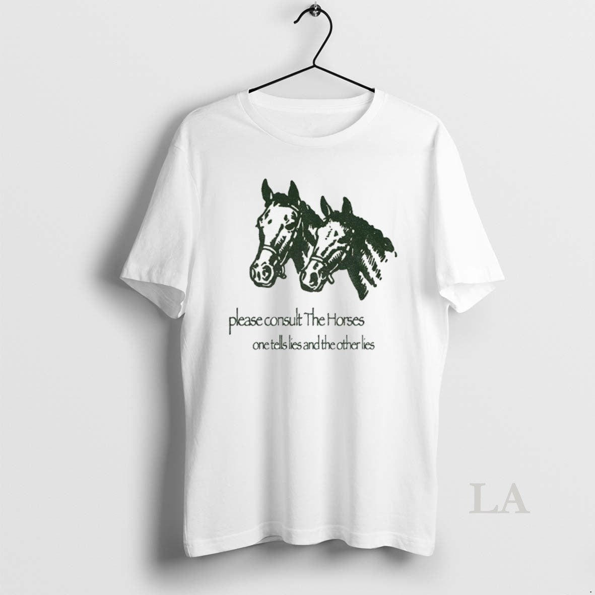 Original Horse Please Consult The Horses One Tells Lies And The Other Lies