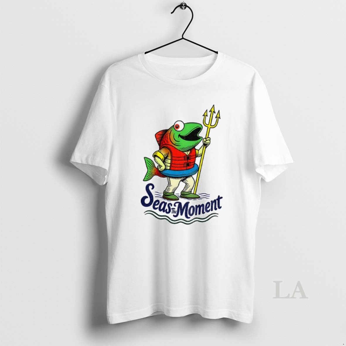 Original Humpy Salmon Holding Trident Seas The Moment Seattle Mariners Mlb Baseball