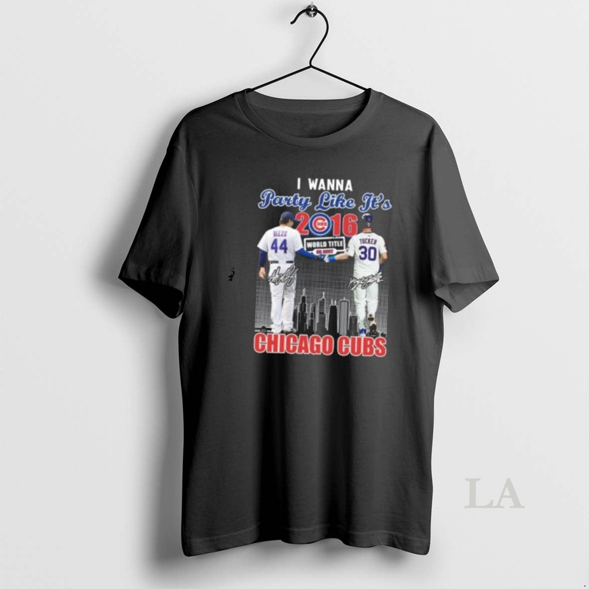 Original I Wanna Party Like Its 2016 Rizzo And Tucker Chicago Cubs Signatures